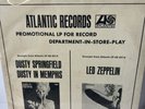 Led Zeppelin / Dusty Springfield Promo LP
