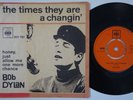 BOB DYLAN The Times They Are A Changin *HOLY GRAIL* RARE Denmark 45 danish HEAR