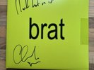 CHARLI XCX Brat PERSONALLY Signed SLEEVE I LOOK HOT IN IT Pink Splatter Vinyl LP