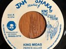 PRINCE ALLAH King Midas 45 on Jah Shaka VG++ roots dub uk