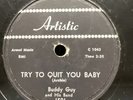 R&B-50s-78 RPM-Buddy Guy and His Band-Try To Quit You Baby/Sit And Cry-Rare-E