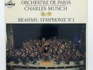 EMI CVB 2085 ⸺ CHARLES MUNCH ⸺ BRAHMS symphony no.1 ⸺ ORIG stereo LP NM