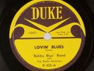 BOBBY BLUE BLAND: Lovin’ Blues US Duke R-105 Rare R&B 78 V+ Hear
