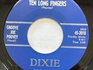 GROOVE JOE POOVEY-TEN LONG FINGERS/THRILL OF LOVE DIXIE 2018 45 RPM REISSUE  M-