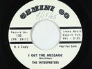 Girl Group Rocker 45 - Interpreters - I Get The Message - Gemini 00
