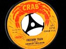 ERNEST WILSON   Freedom Train   BOSS 1969 REGGAE    PAMA CRAB  .. VINYL 7