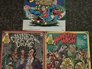 3-1970’s Peter Pan Records 45 RPM Monster Mash, Dinner With Drac, Superman Plays
