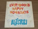 Signed Buzzcocks Single 45 Vinyl Everybody’s Happy Nowadays Autographs Punk