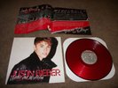 Justin Bieber - Under The Mistletoe LP - RARE RED GLITTER VINYL W/ BOOKLET