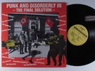 PUNK AND DISORDERLY III - THE FINAL SOLUTION Various Artists ANAGRAM LP uk w