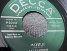 Rock N Roll 45 Pat Shannon Maybelle/knock Knock Decca Ex.