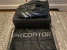 Adidas Predator Elite Tongue FG Blackout Football Boots Size UK9 Brand New ️