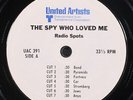 NO ARTIST: the spy who loved me radio spots UA 7
