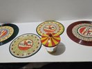 Vintage RED RAVEN Movie Records With Carousel