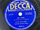 western swing 78 RPM DAVE EDWARDS Jig Time, Baby DECCA 5522 String Band