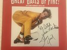 Great Balls Of Fire Soundtrack Vinyl LP Signed by Dennis Quaid PolyGram 839 5161