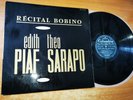 EDITH PIAF THEO SARAPO Recital bobino 1963 LP FRANCE SIGNED AUTOGRAPH VERY RARE