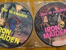 Iron Maiden - Live in Sweden Vol 1 & 2 1983 Picture Disc Vinyl Rare