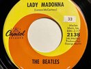 * BEATLES Lady Madonna / Inner Light 1968 CAPITOL 2138 SCRANTON IAM Single 45