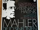 MAHLER Complete 10 Symphonies BERNARD HAITINK ED1 PHILIPS STEREO 16LP Box MINT