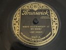 Brunswick 78 RPM Libby Holman - Who’s That Knockin At My Door 3667 V