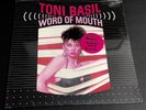 Rare  TONI BASIL, Word Of Mouth [with hype] Original Sealed LP - Mickey