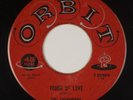 THE ENCHANTERS: Touch of Love / Cafe Bohemian US Orbit Doo Wop R&B 45 Hear