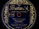 BING CROSBY White Christmas -Klassiker-   -XMAS- 78rpm Schellackplatte S7962