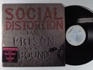 SOCIAL DISTORTION Prison Bound RESTLESS LP VG+ with lyric sheet insert x