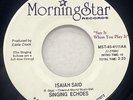 Singing Echoes Isaiah Said 45 Morningstar Vinyl Gospel Promo