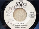 BARBARA MERCER: Call On Me 45 Sidra northern soul hear