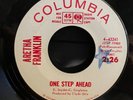 ARETHA FRANKLIN -ONE STEP AHEAD - PROMO COLUMBIA STYRENE 45 - Northern Soul VG++