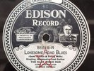Lonesome Road Blues Blue Ridge Blues Edison Diamond Disc Blue Ridge Duo 51515