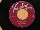 The Spaniels doo wop 45 Let's Make Up bw Play It Cool on Vee Jay