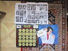 ELVIS PRESLEY A TOUCH OF GOLD VOL 2 POSTER ETC 4 X LP RECORD BOX SET NEAR MINT