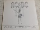 1983 AC/DC Flick Of The Switch LP 80100-1 Atlantic 1st Pressing LP is MINT