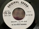 HOLLYWOOD PERSUADERS Drums A Go-Go/Agua Caliente 45 - Zappa Surf Promo NM