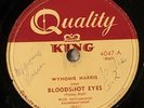Wynonie Harris - 'Bloodshot Eyes' - Rare Autographed Blues R&B 78rpm