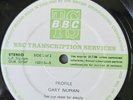 Gary Numan - Very Rare BBC Transcription DIsc -Profile 1982