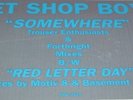 Pet Shop Boys -Rare WL Promo 2 LP Set - Somewhere / Red Letter Day