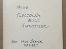 Walter (Wendy) Carlos Moog 900 Series Demonstration Record (Paul Beaver copy)