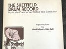 SHEFFIELD DRUM RECORD Ron Tutt/Jim Keltner SHEFFIELD LAB 14 LP VG++ insert