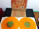 Stereolab -- Refried Ectoplasm... UK 2-LP  (Double ) 1995 AMBER VINYL Duophonic