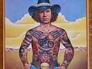David Allan Coe Tattoo WHITE LABEL GOLD STAMPED PROMO 1977 LP Vinyl VG+/VG+