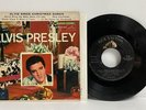 ELVIS PRESLEY, SANTA BRING MY BABY BACK, BLUE CHRISTMAS 45 RPM EP GOOD+ A10