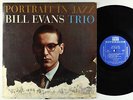 Bill Evans Trio - Portrait In Jazz LP - Riverside - RLP 12-315 Mono DG
