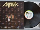 Anthrax Among The Living UK First Press Island ILPS-9865 Vinyl LP 1987 EX+