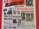 Guns N Roses - Lies Vinyl Record LP UK First Press Censored Cover Geffen 1988