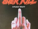 OVERKILL FUCK YOU  Lp. Rare German Import In Exc Con