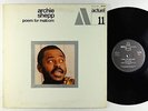 Archie Shepp - Poem For Malcolm LP - BYG Actuel France VG++